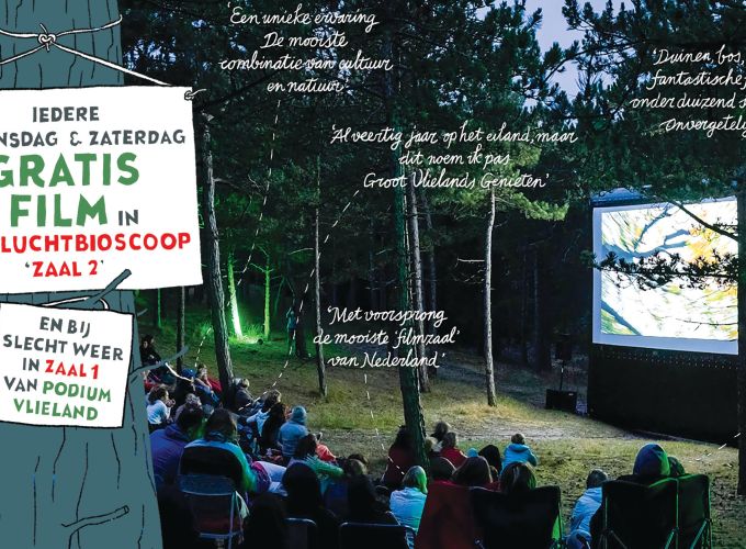 De duizendsterrenbioscoop - Tijdens de zomervakantie een gratis openluchtvoorstelling in Zaal 2 (en bij slecht weer in Zaal 1)