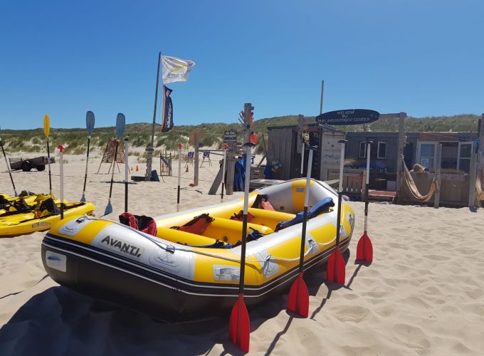 Onbeperkt activiteiten op het strand - Vlieland Outdoor Center, Noordzeestrand Ankerplaats