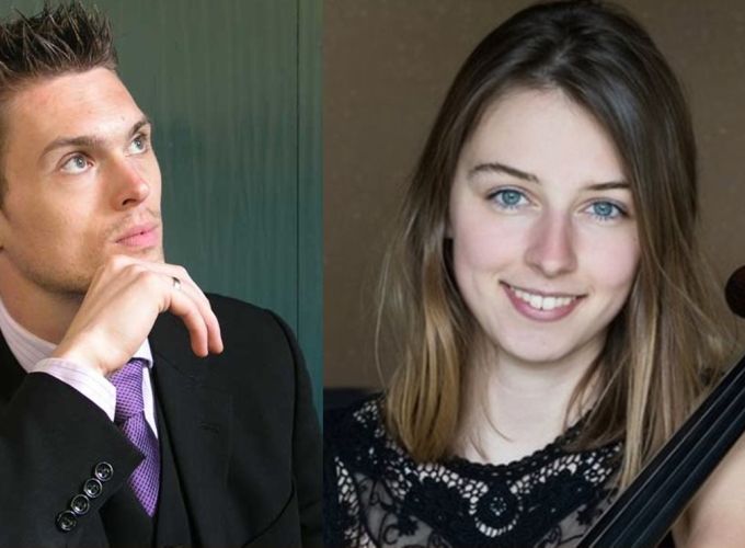 Concert bij kaarslicht in de kerk (cello en piano) - Wytske Holtrop (cello) en Frans Douwe Slot (piano)