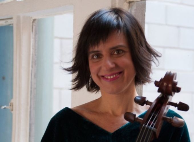 Concert bij kaarslicht in de kerk, Amparo Lacruz, cello en Nata Tsvereli, piano. - In de Nicolaaskerk