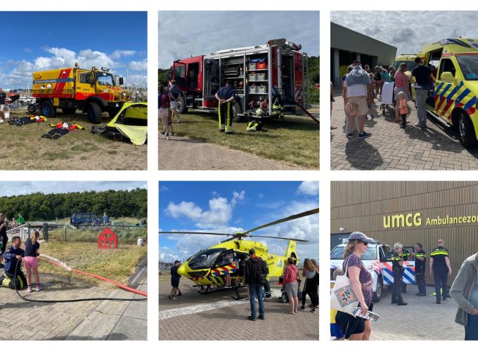 Hulpverleningsdag - Open dag hulpdiensten op het heliveld bij UMCG Ambulancezorg