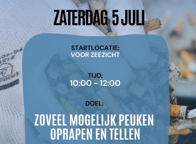 Peukmeukdag - opruimactie op initiatief van Ellen de Rijke