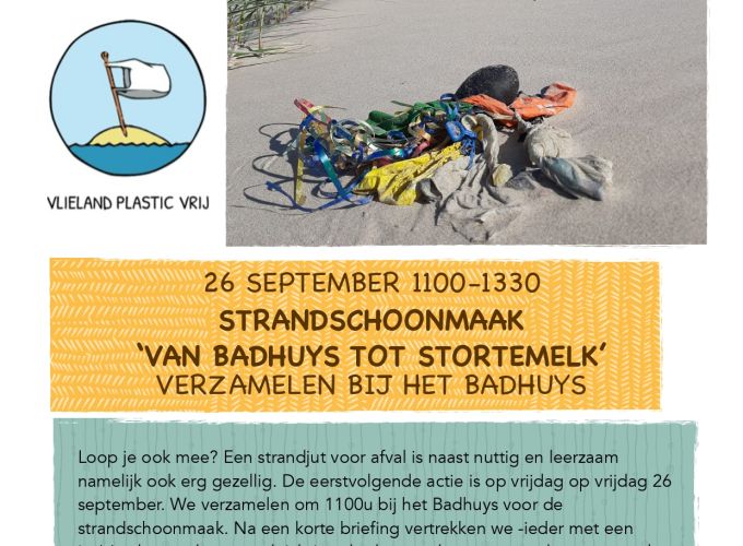 Strandjutten op Vlieland - Samen voor een schoon strand!