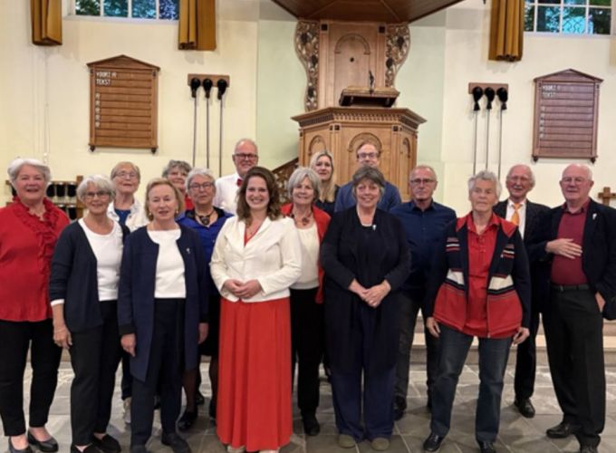 Nunspeets Kleinkoor jubileert - in de Nicolaaskerk