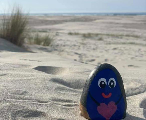 Happy stones maken - in de bibliotheek